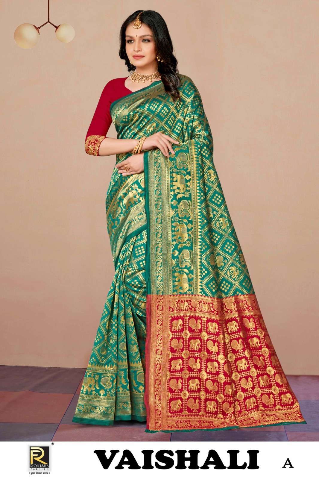 VAISHALI BY RONISHA FASHION DESIGNER FANCY BANARASI SILK SAREES