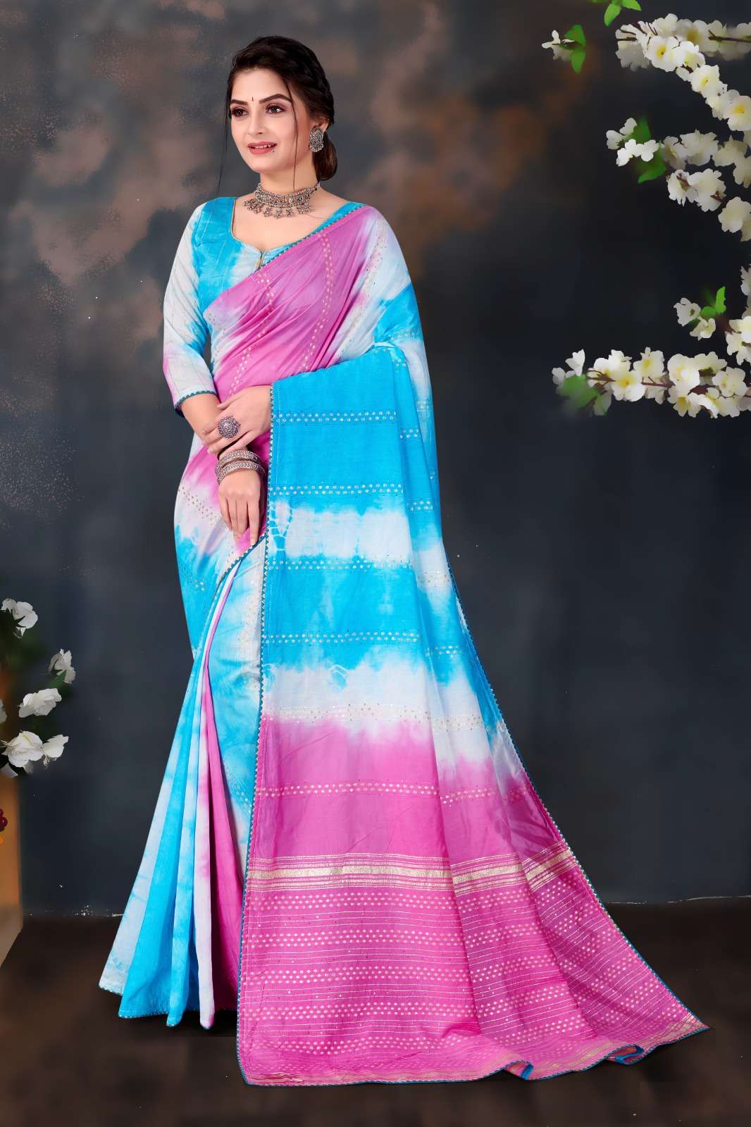 VISCOS VOL-2 BY ASLIWHOLESALE FANCY SOFT NYLON VISCOSE PRINTED SAREE