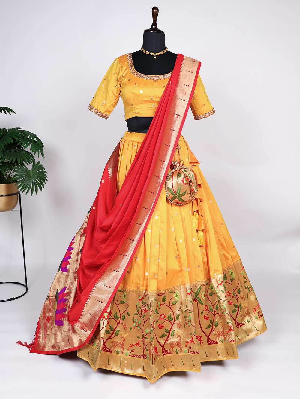 2003 COLOUR BY ASLIWHOLESALE FANCY DESIGNER JACQUARD SILK LEHENGAS