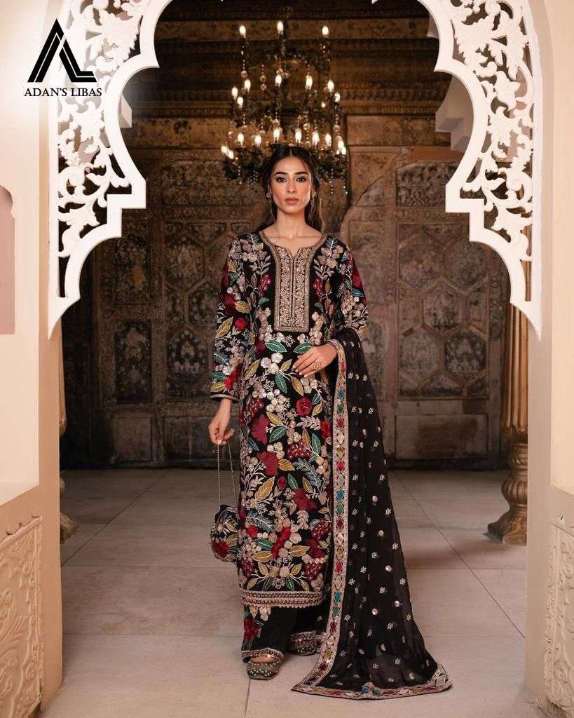 ADAN LIBAAS 7048 NX BY ASLIWHOLESALE DESGINER PURE GEORGETTE DRESSES