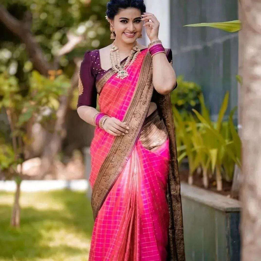 AKRUTI SILK BY ASLIWHOLESALE DESIGNER SOFT LITCHI SILK PRINTED SAREES