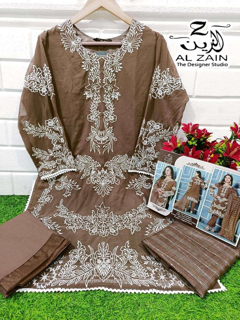 AL-ZAIN 272718 COLOURS BY ASLIWHOLESALE GEORGETTE STITCHED DRESSES