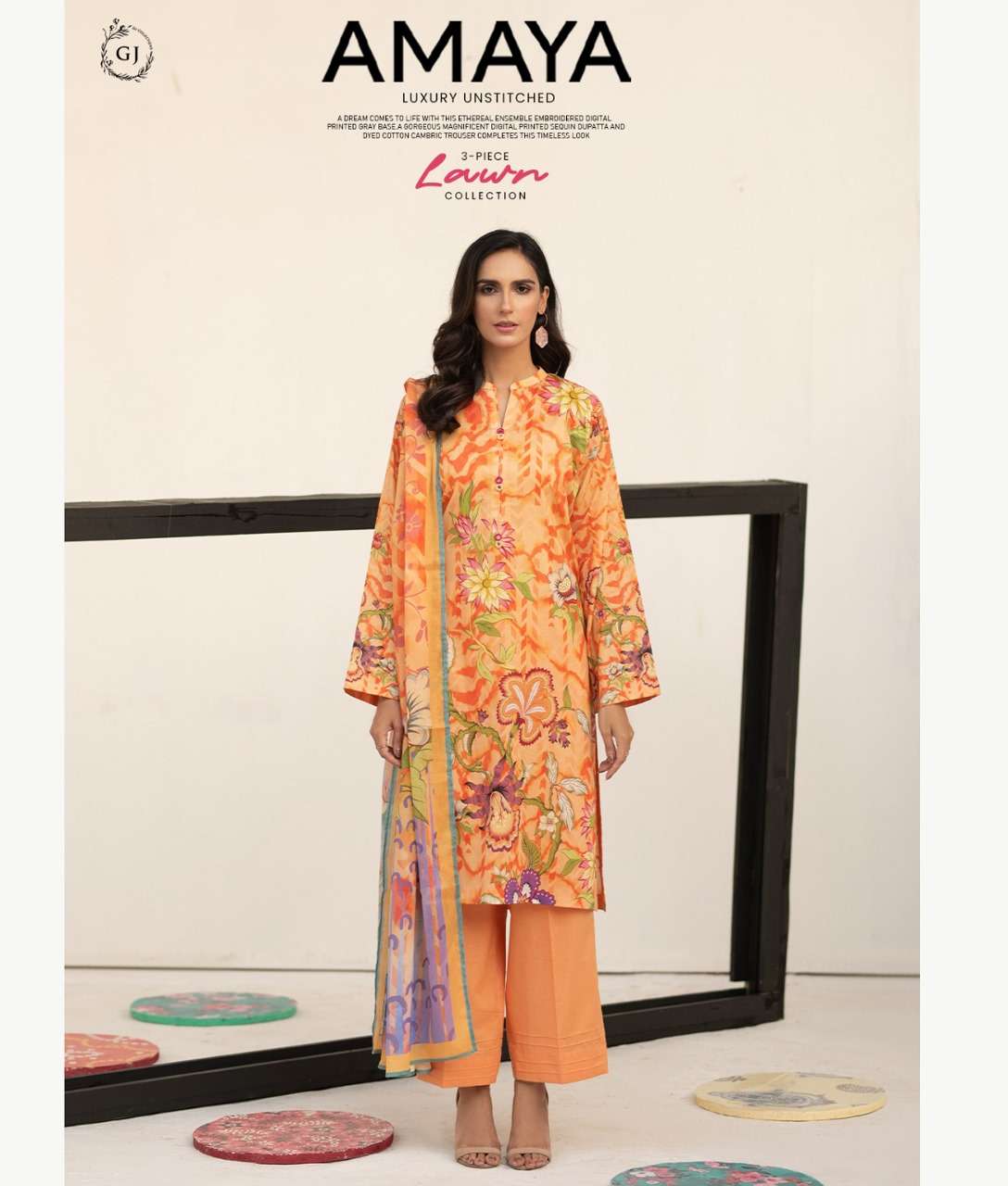 AMAYA VOL-02 BY ASLIWHOLESALE DESIGNER LAWN COTTON PRINTED DRESSES