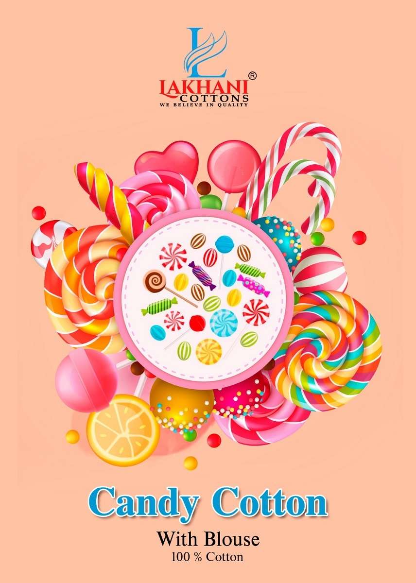 CANDY COTTON BY LAKHANI COTTON 101 TO 110 DESIGNER COTTON PRINTED SAREES