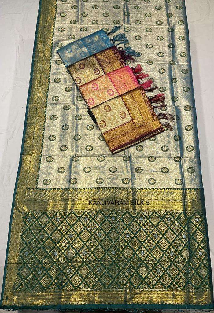 DASM VOL-03 BY ASLIWHOLESALE FANCY DESIGNER FANCY KANJIVARM SILK SAREES