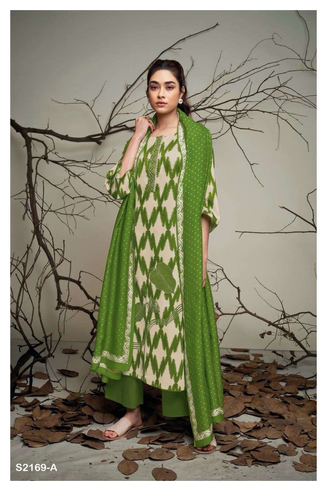 INEZ 2169 BY GANGA FASHIONS HEAVY PREMIUM COTTON PRINTED WORK DRESSES