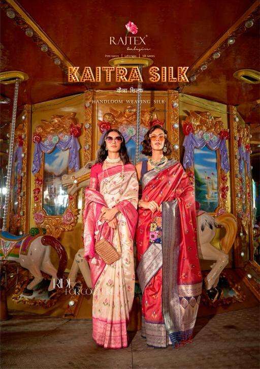 KAITRA SILK BY RAJTEX 356001 TO 356006 SERIES HANDLOOM WEAVING SILK SAREES