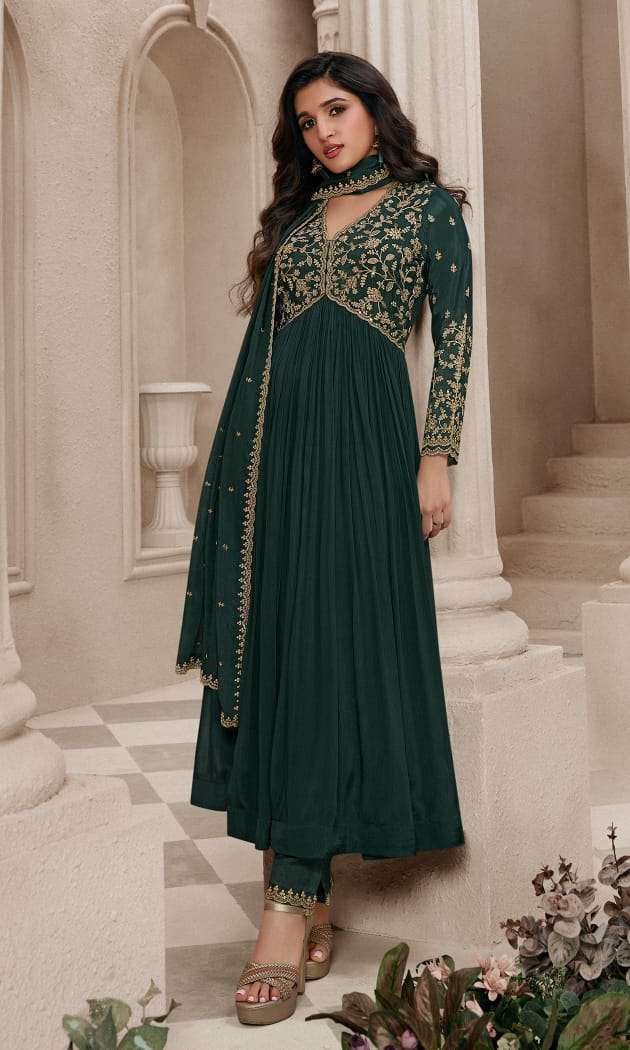 KULEESH SABINA RM BY VINAY FASHION 66571 TO 66572 SERIES CHINON SILK DRESSES