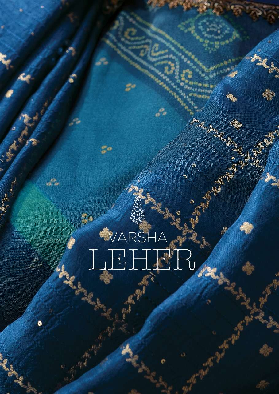 LEHER BY VARSHA DESIGNER VISCOSE WOVEN DIGITALLY PRINTED SAREES