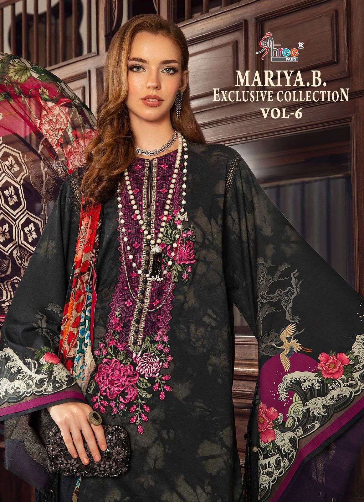 MARIYA.B. EXCLUSIVE COLLECTION VOL-6 BY SHREE FABS COTTON PAKISTANI DRESSES