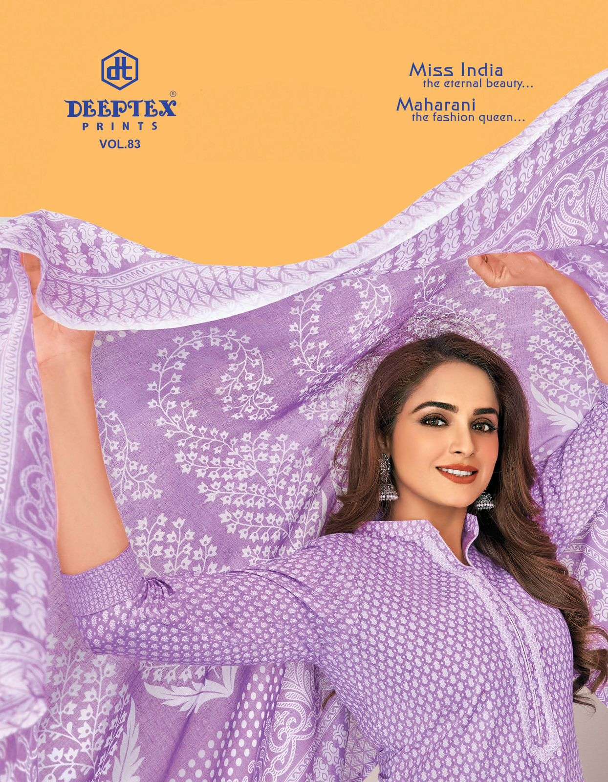 MISS INDIA VOL-83 BY DEEPTEX 8301 TO 8326 SERIES COTTON PRINT DRESSES