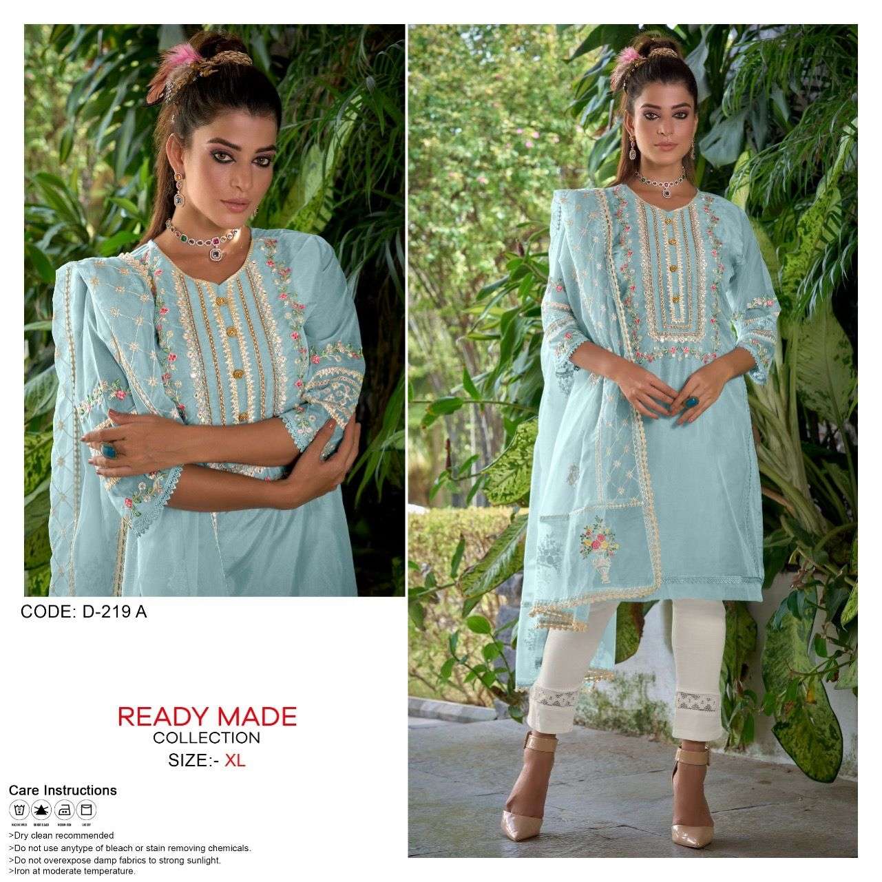 PAKISTANI D-219 NX BY ASLIWHOLESALE DESIGNER ORGANZA PAKISTANI DRESSES