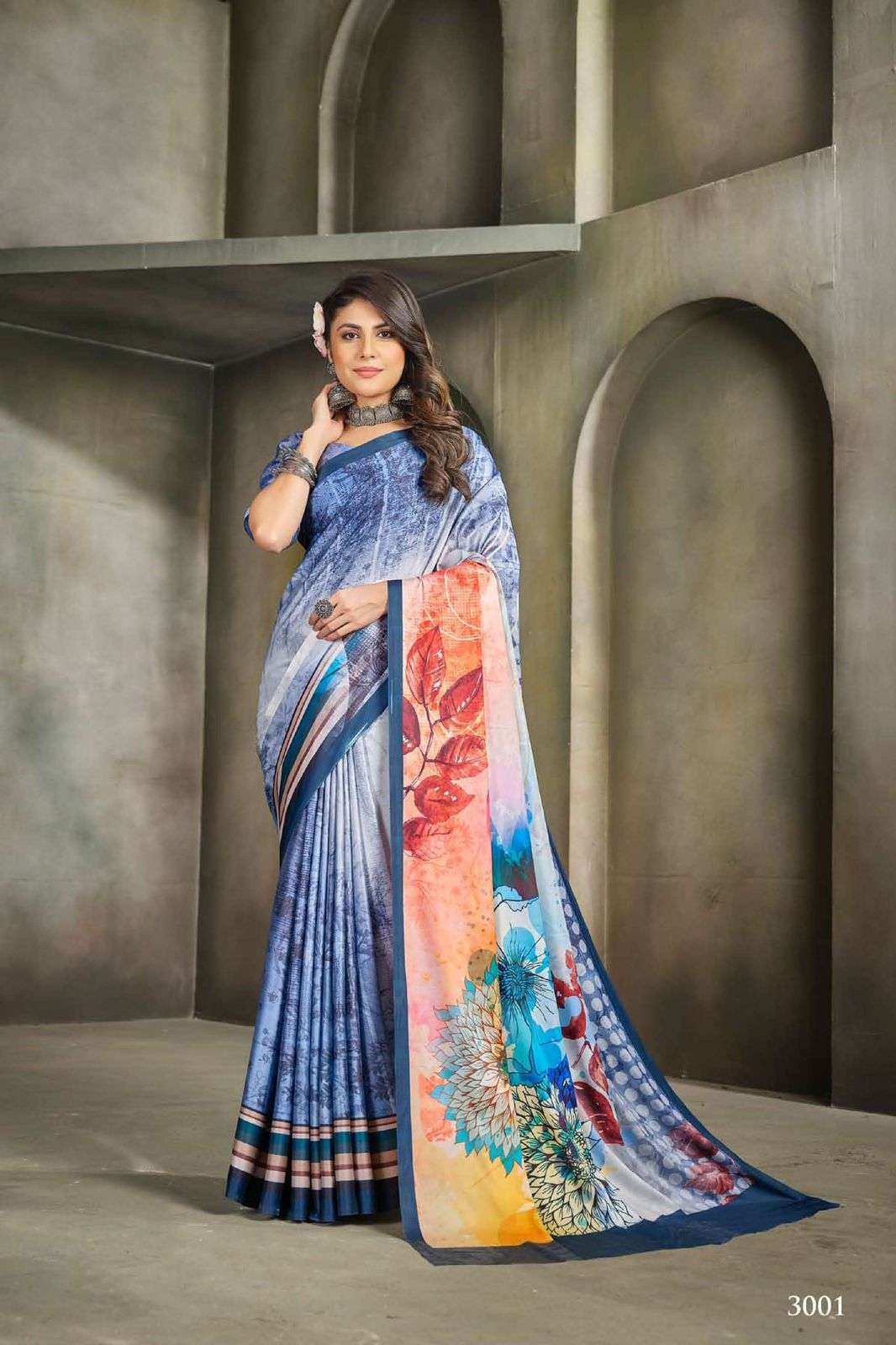 RAINA VOL-1 BY ASLIWHOLESALE DESIGNER SOFT CREPE SILK PRINTED SAREES