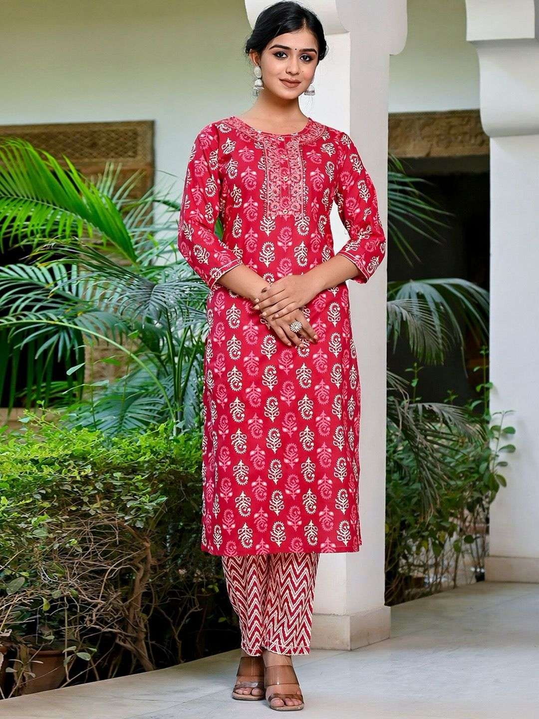 RAMIYA VOL-20 BY ASLIWHOLESALE DESIGNER FACNY COTTON PRINT KURTIS AND PANTS