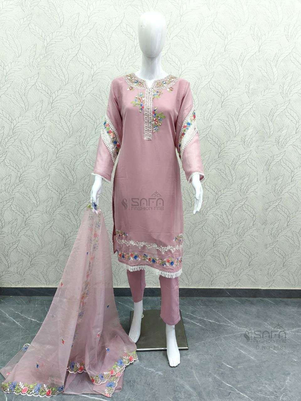 SAFA 1181 COLOURS BY SAFA FASHION HUB GEORGETTE STITCHED PAKISTANI DRESSES