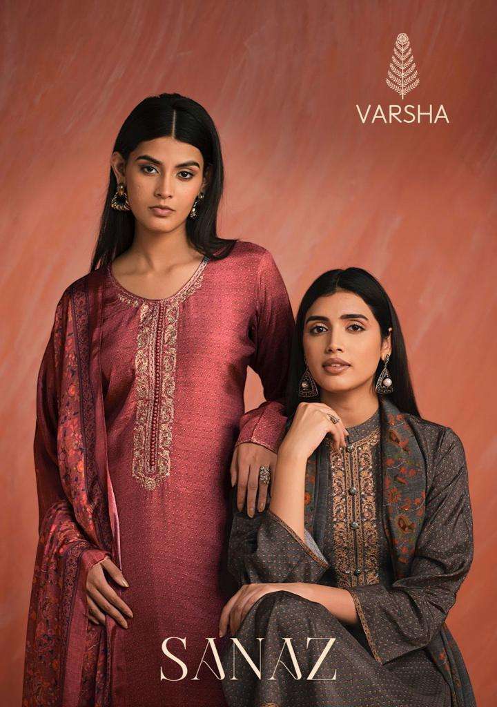 SANAZ BY VARSHA DESIGNER VISCOSE WOVEN DIGITALLY PRINTED DRESSES