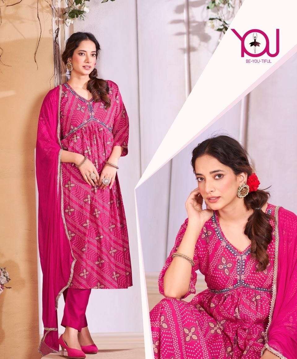 SARAH BY YOU DESIGNER HEAVY QUALITY MODAL PRINTED DRESSES