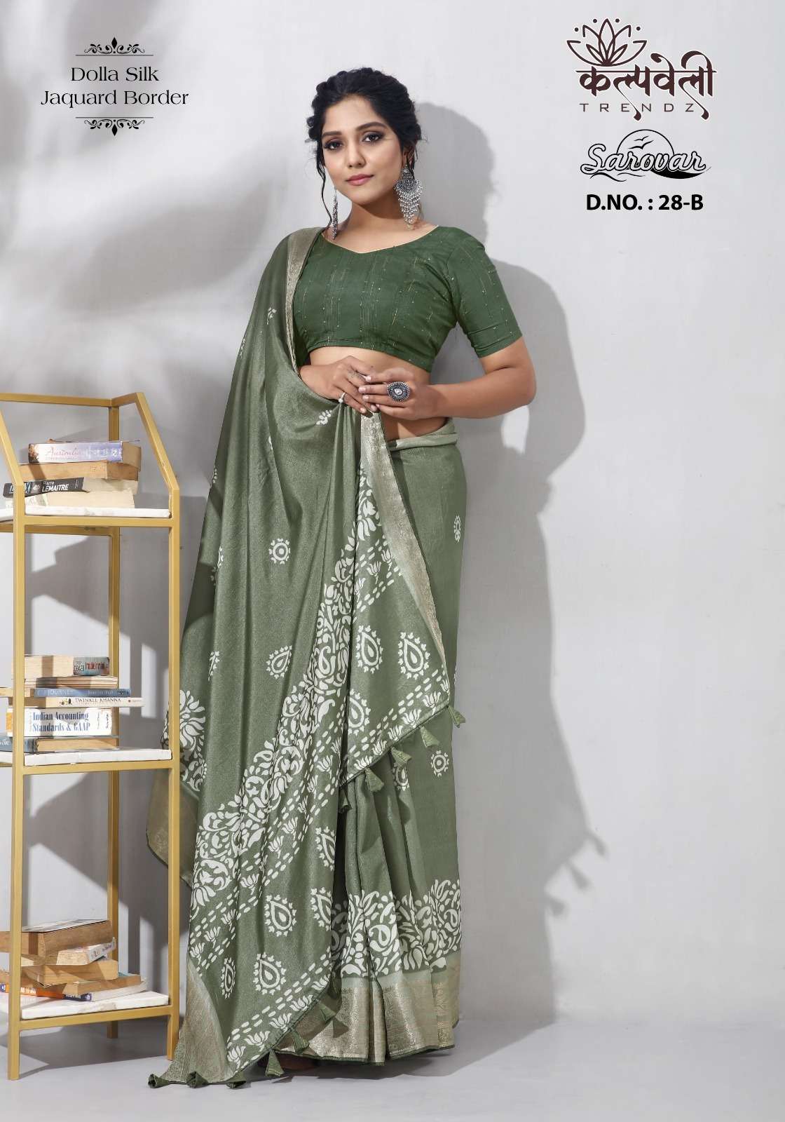 SAROVAR VOL-28 BY K.F FASHION DESIGNER FANCY DOLA SILK PRINT SAREES