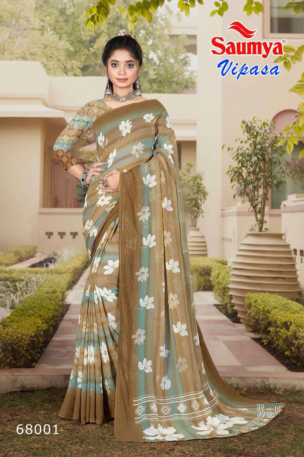 SAUMYA VIPASA BY ASLIWHOLESALE DESIGNER SOFT GEORGETTE PRINTED SAREES