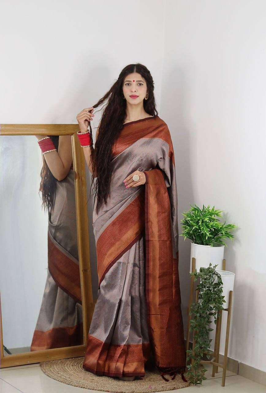 SC 112 BY ASLIWHOLESALE DESIGNER FANCY SOFT ZARI SILK PRINTED SAREES