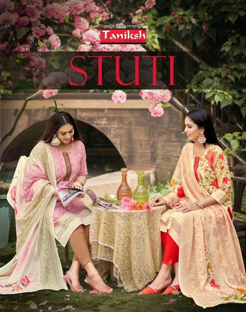 STUTI BY TANIKSH 101 TO 108 SERIES DESIGNER FANCY PRINTED DRESSES