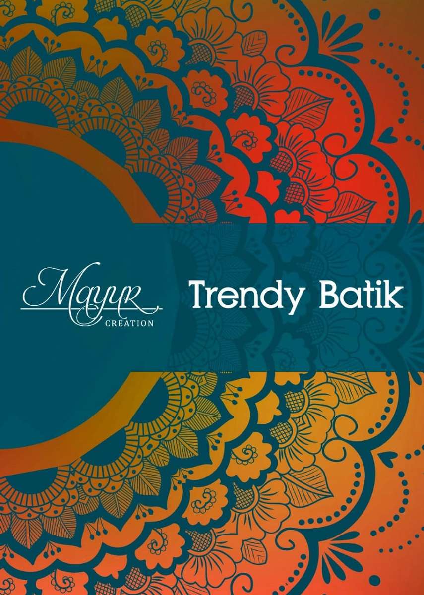 TRENDY BATIK VOL-02 BY MAYUR CREATION 2001 TO 2010 SERIES COTTON PRINT DRESSES