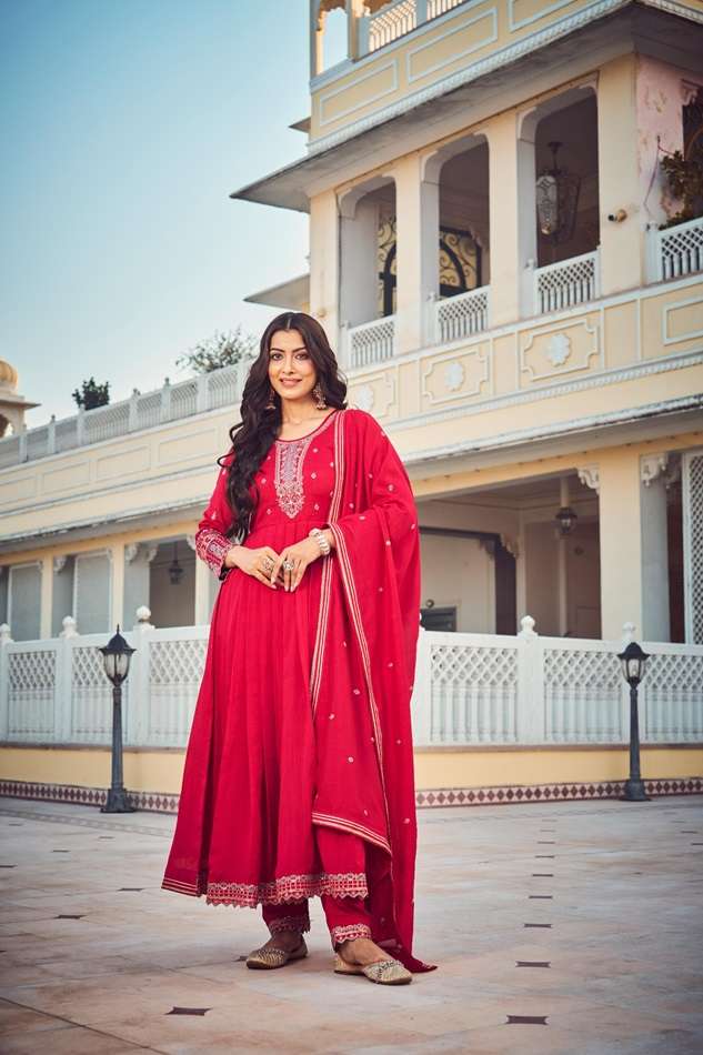 AABHUSHAN BY RANGOON 4891 TO 4894 SERIES HEAVY FANCY SILK WORK DRESSES