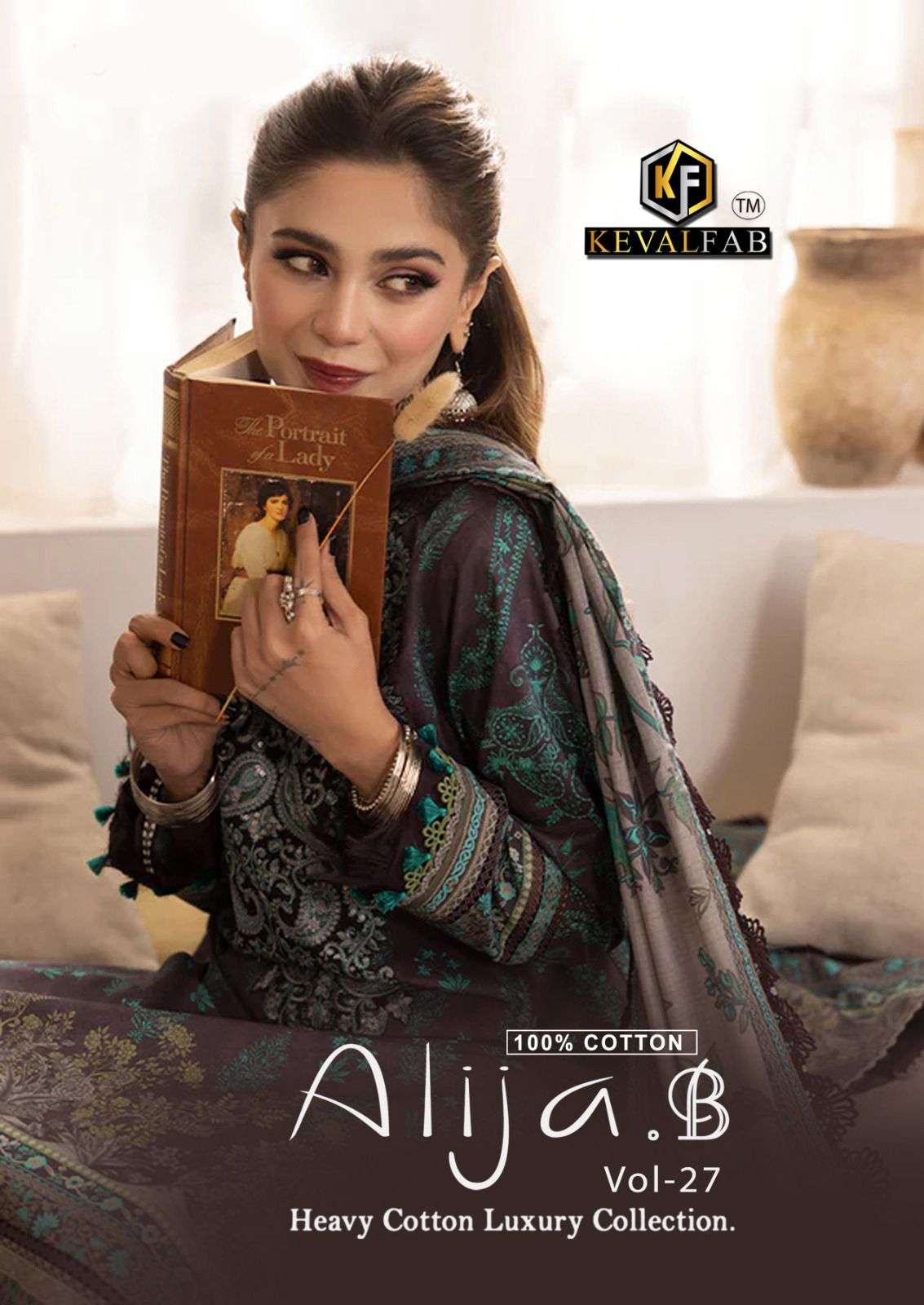 ALIJA.B VOL-27 BY KEVAL FAB 27001 TO 27006 SERIES HEAVY COTTON PRINT DRESSES