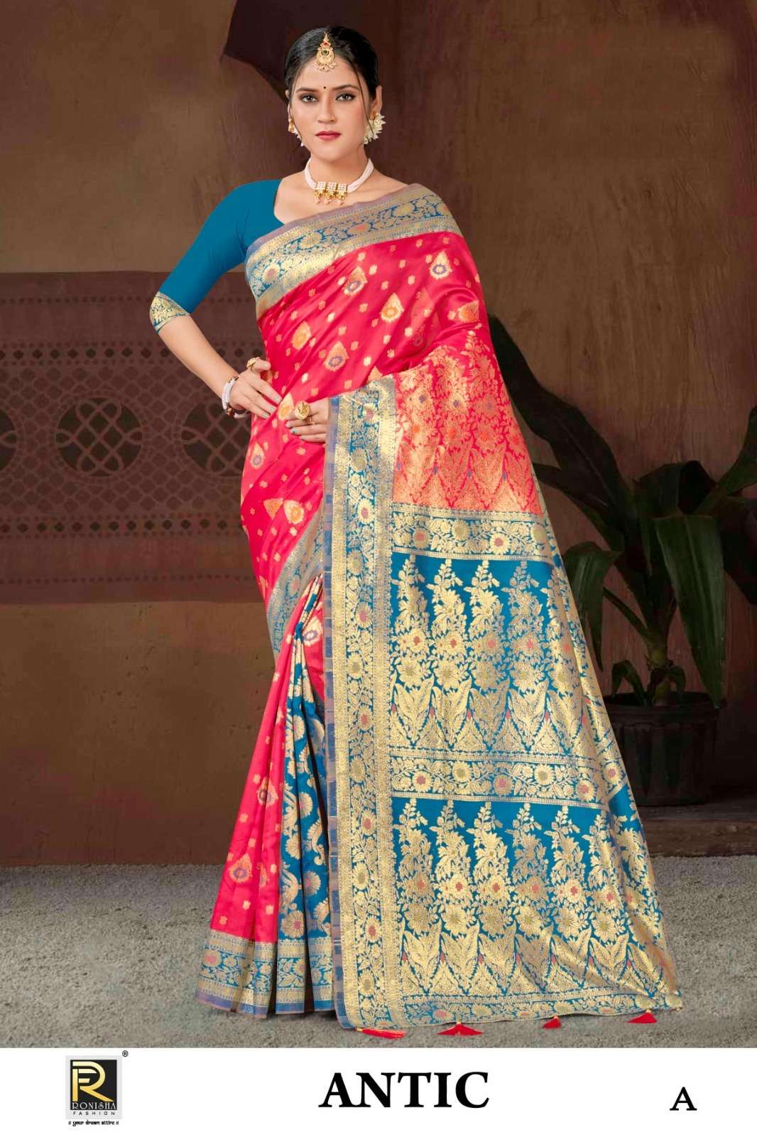 ANTIC BY RONISHA FASHION DESIGNER FANCY BANARASI SILK SAREES