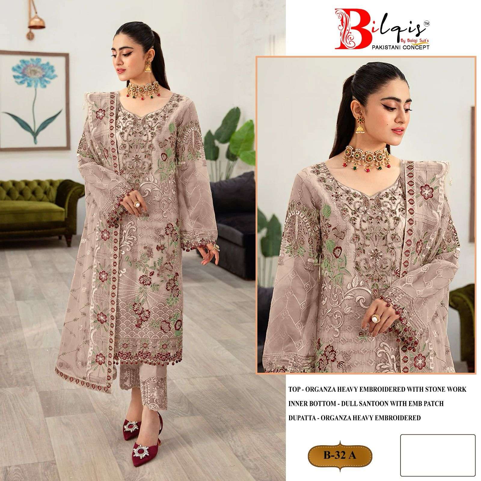 BILQIS 32 COLOURS BY ASLIWHOLESALE DESIGNER ORGANZA PAKISTANI DRESSES