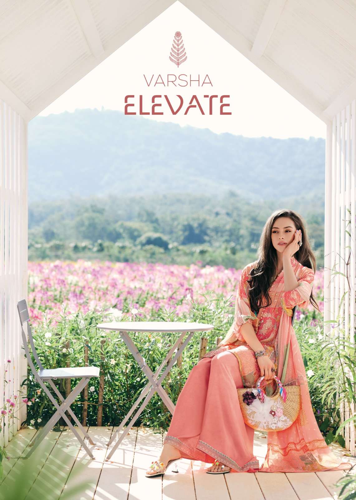 ELEVATE BY VARSHA 01 TO 04 SERIES DESIGNER CHINON DIGITAL PRINTED DRESSES