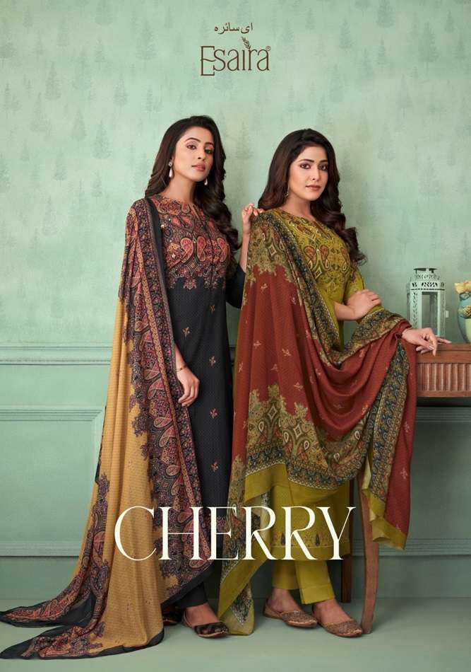 ESAIRA CHERRY BY ESTA DESIGNS 1001 TO 1010 FANCY COTTON SATIN PRINTED DRESSES