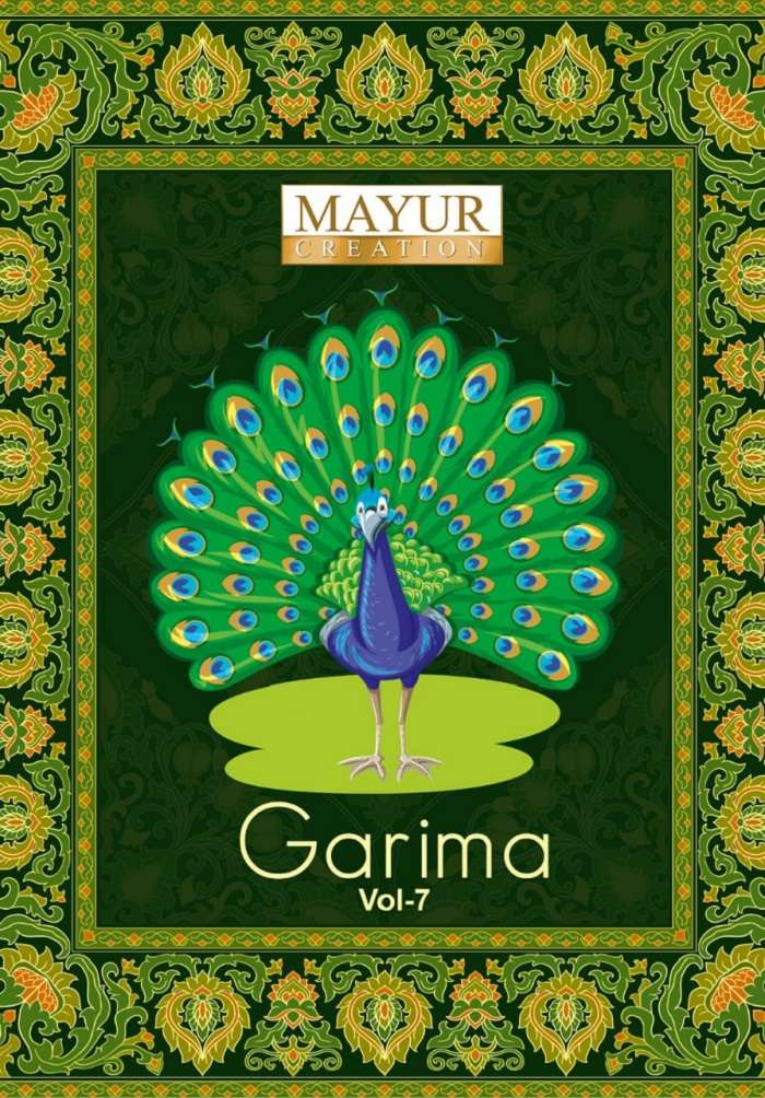 GARIMA VOL-7 BY MAYUR CREATION 7001 TO 7010 SERIES COTTON PRINT DRESSES