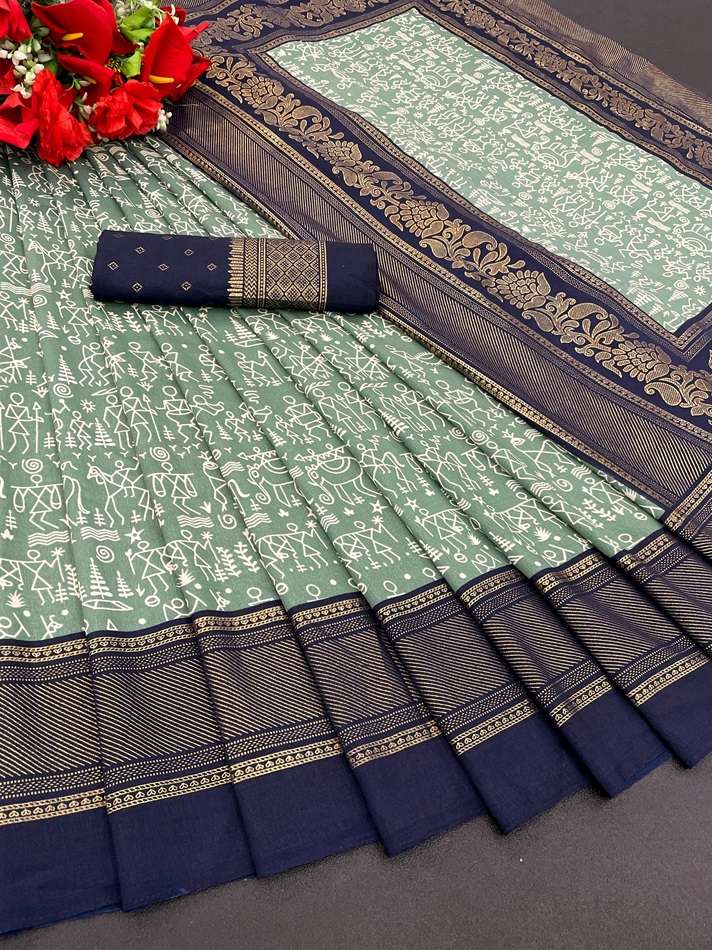 GRTN VOL-8 BY ASLIWHOLESALE FANCY COTTON SILK DESIGNER PRINT SAREES