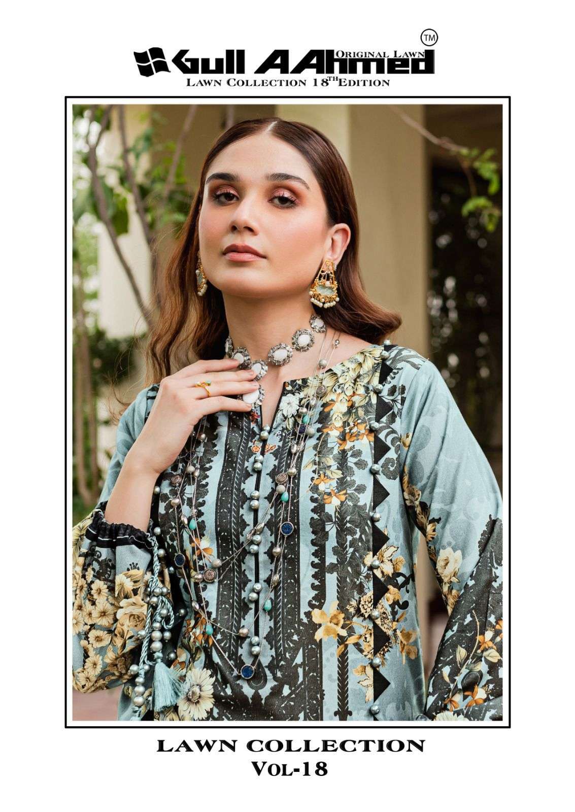 GULL AAHMED VOL-18 BY GULL AAHMED 167 TO 172 SERIES LAWN COTTON PRINTED DRESSES