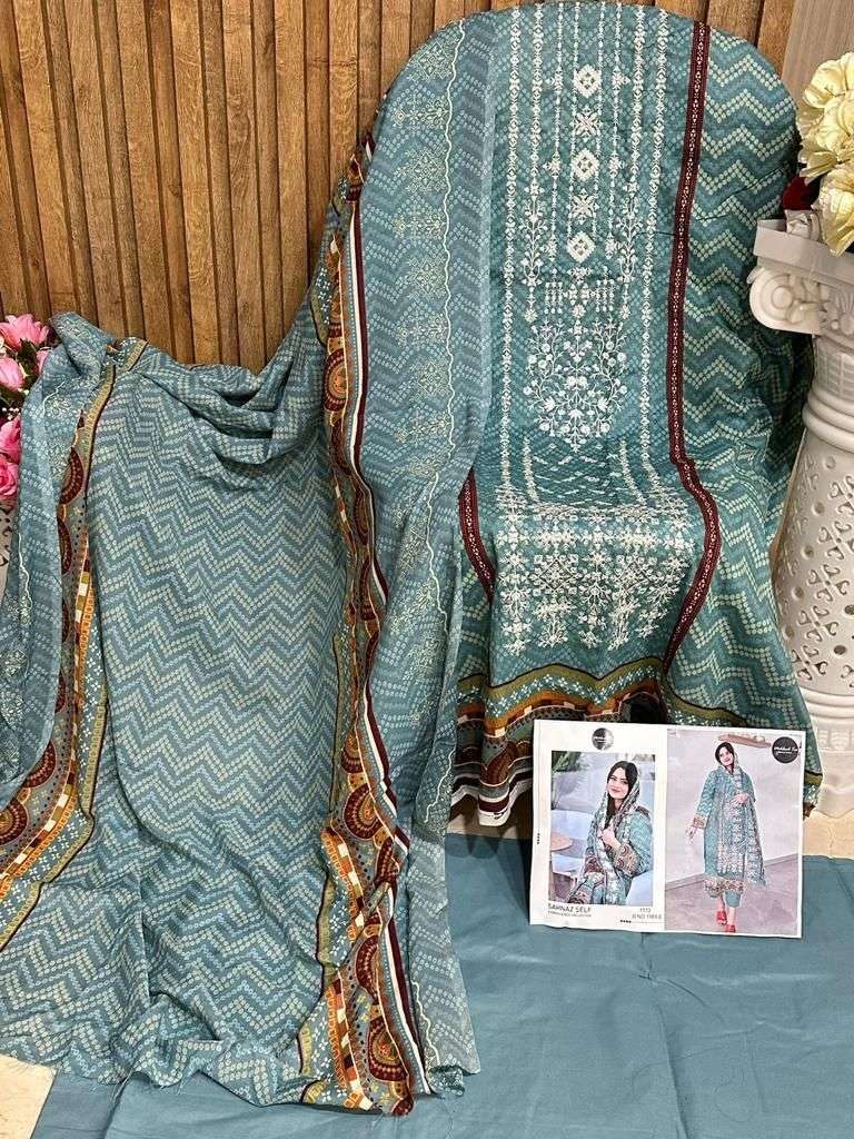 HARSHA VOL-1 NEW BY MEHBOOB TEX HEAVY COTTON EMBROIDERED DRESSES