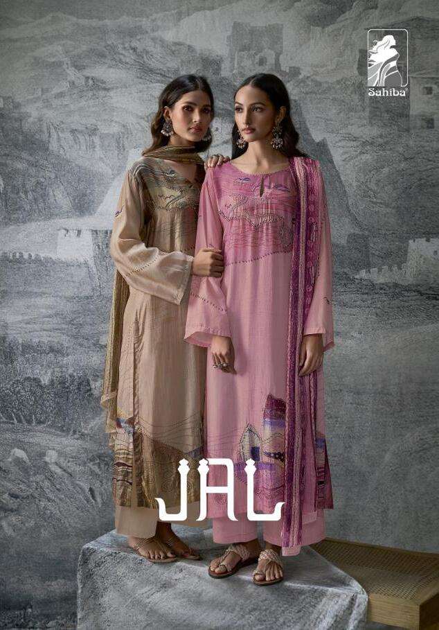 JAL BY SAHIBA DESIGNER PURE MUSLIN DIGITAL PRINT WITH HANDWORK DRESSES