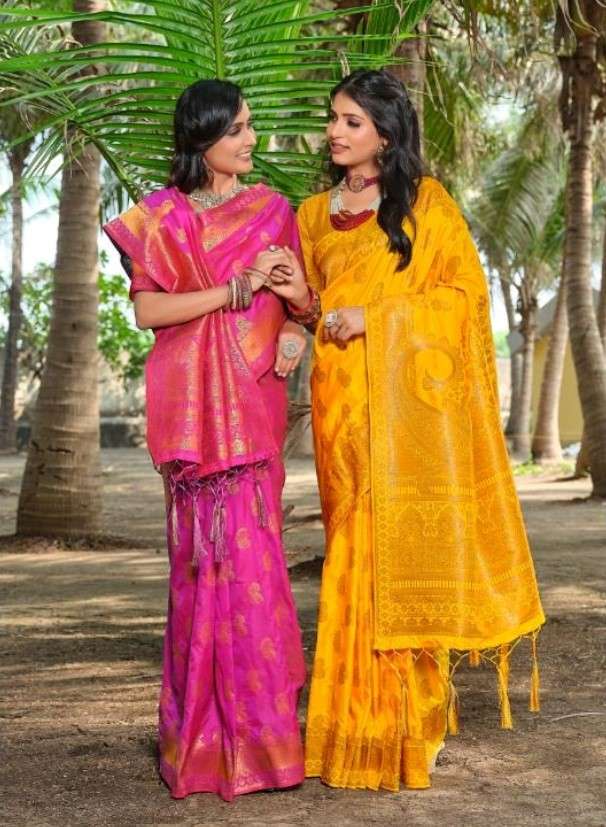 KALYANI SILK BY BUNAWAT 1001 TO 1006 SERIES BANARASI SILK PRINT SAREES