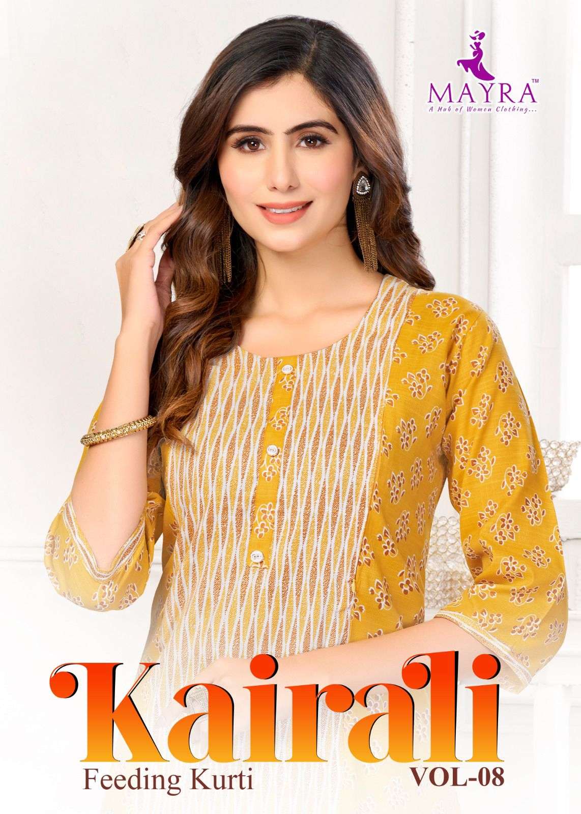 KARALI VOL-8 BY MAYRA 80466 TO 80471 SERIES DESIGNER RAYON PRINT KURTIS