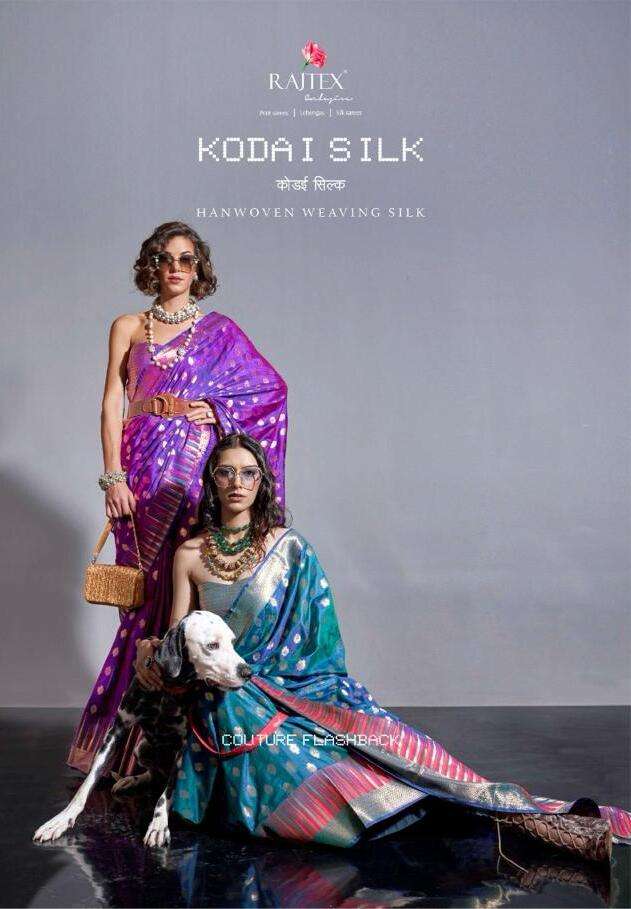 KODAI SILK BY RAJTEX 364001 TO 364006 SERIES HANDLOOM WEAVING SILK SAREES