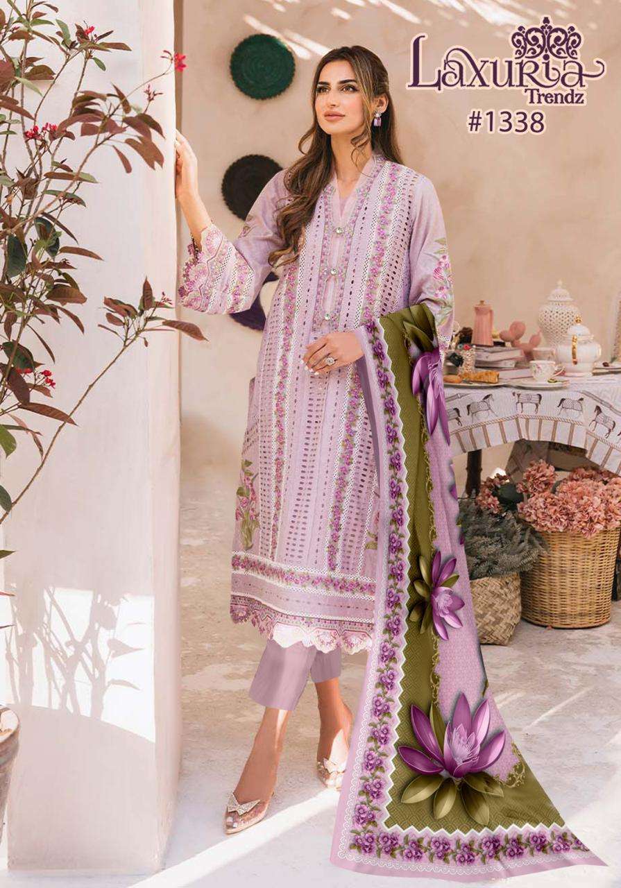 LAXURIA 1338 BY LAXURIA TRENDZ HEAVY DESIGNER FAUX GEORGETTE DRESSES