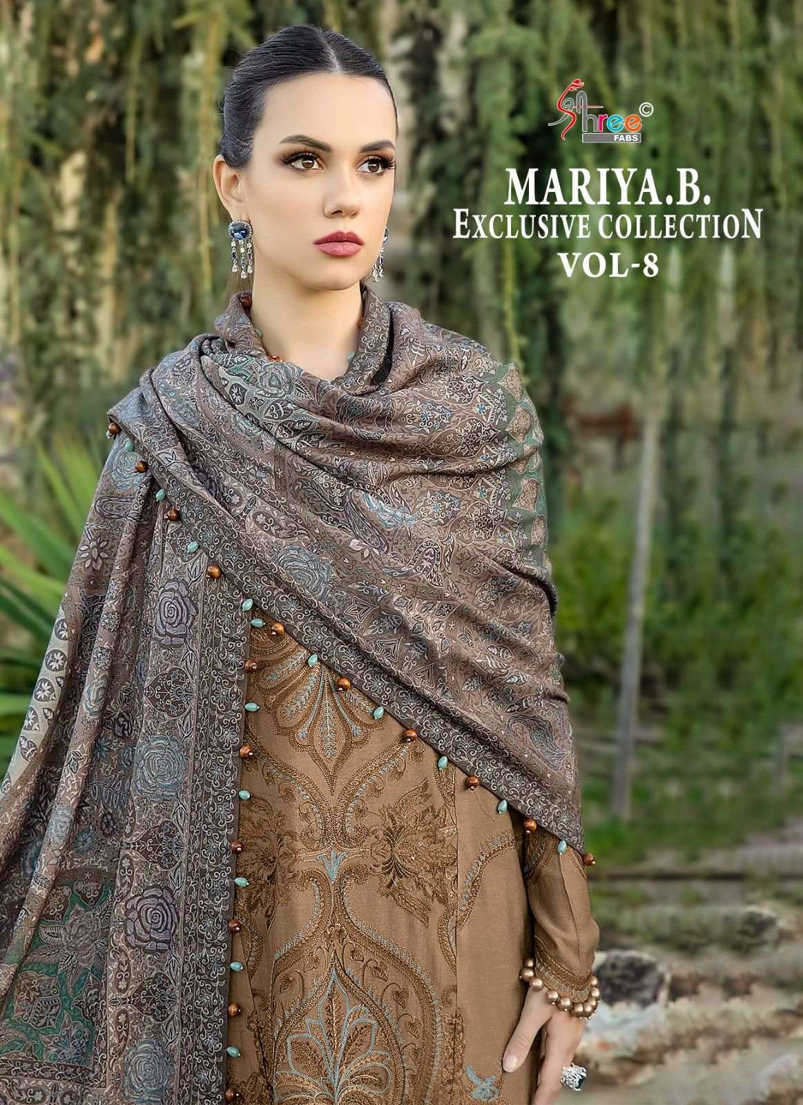 MARIYA.B. EXCLUSIVE COLLECTION VOL-8 BY SHREE FABS COTTON PAKISTANI DRESSES