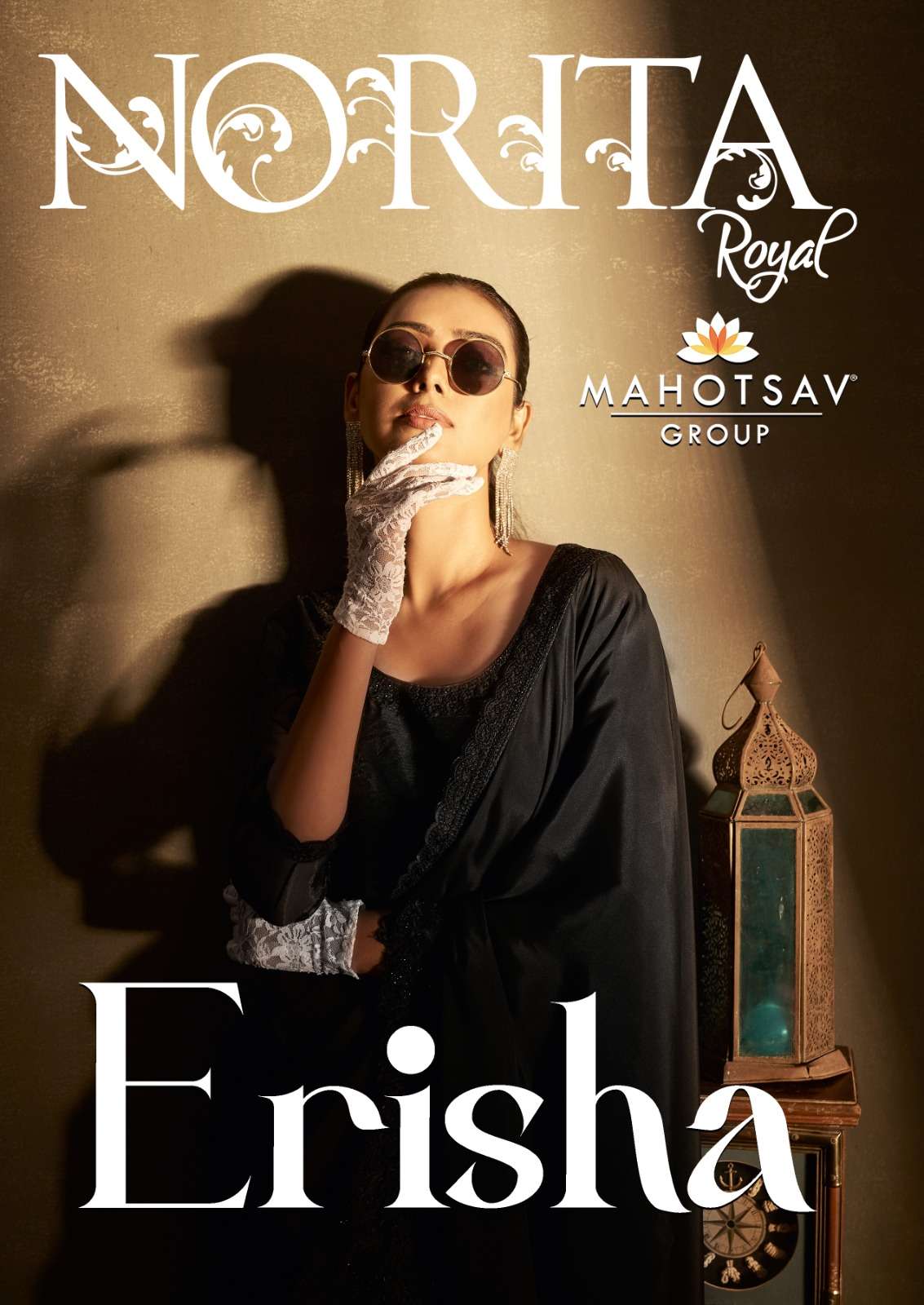 NORITA ERISHA BY MAHOTSAV DESIGNER FANCY SATIN SILK PRINTED SAREES