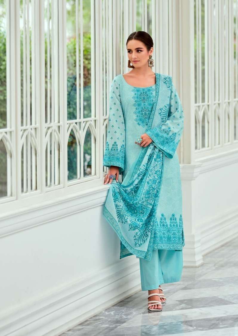 POSHEEDA BY FIDA 1001 TO 1006 SERIES DESIGNER COTTON FANCY PRINTED DRESSES