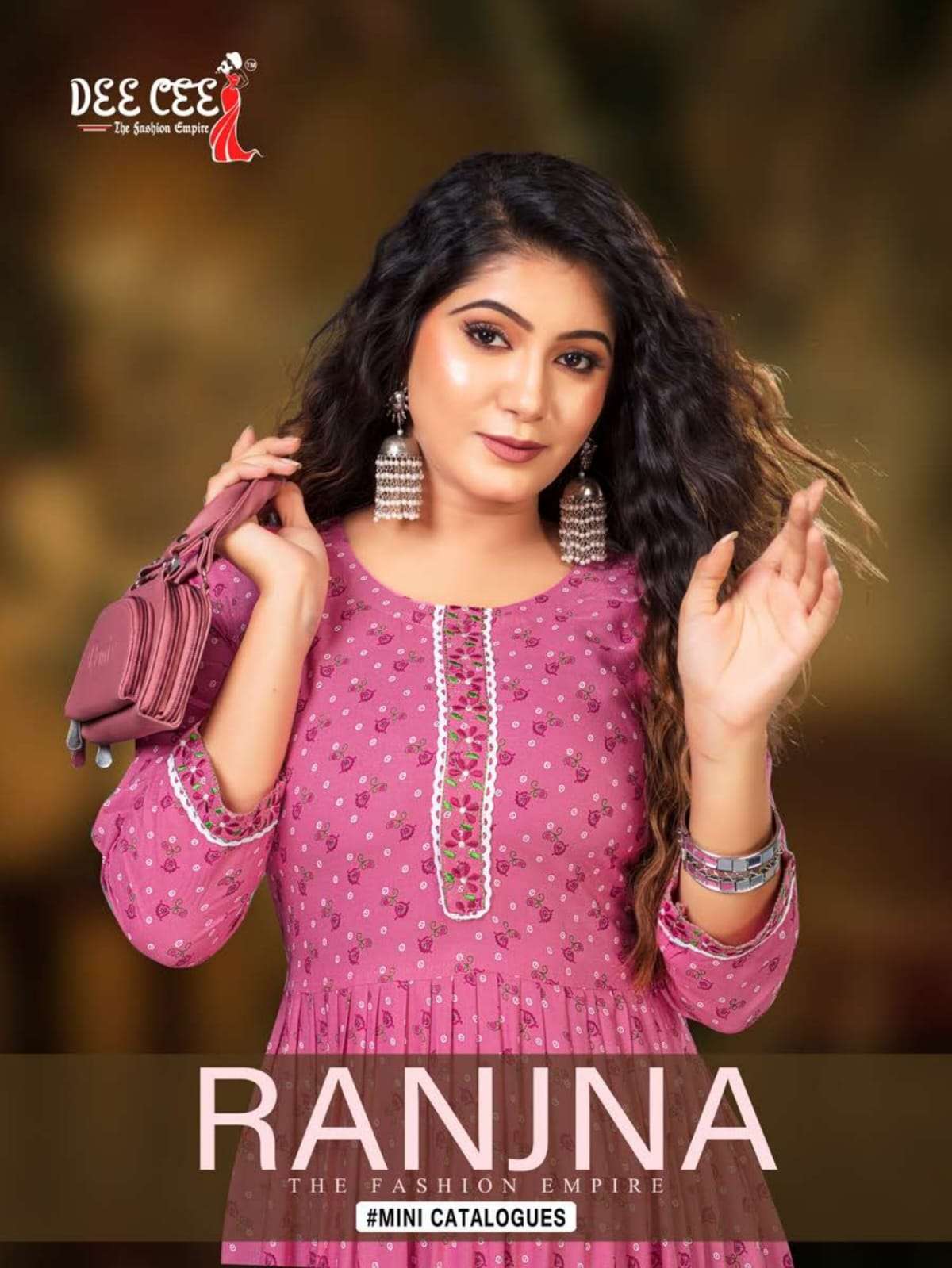 RANJNA BY DEE CEE 1001 TO 1004 SERIES DESIGNER FANCY RAYON PRINT KURTIS