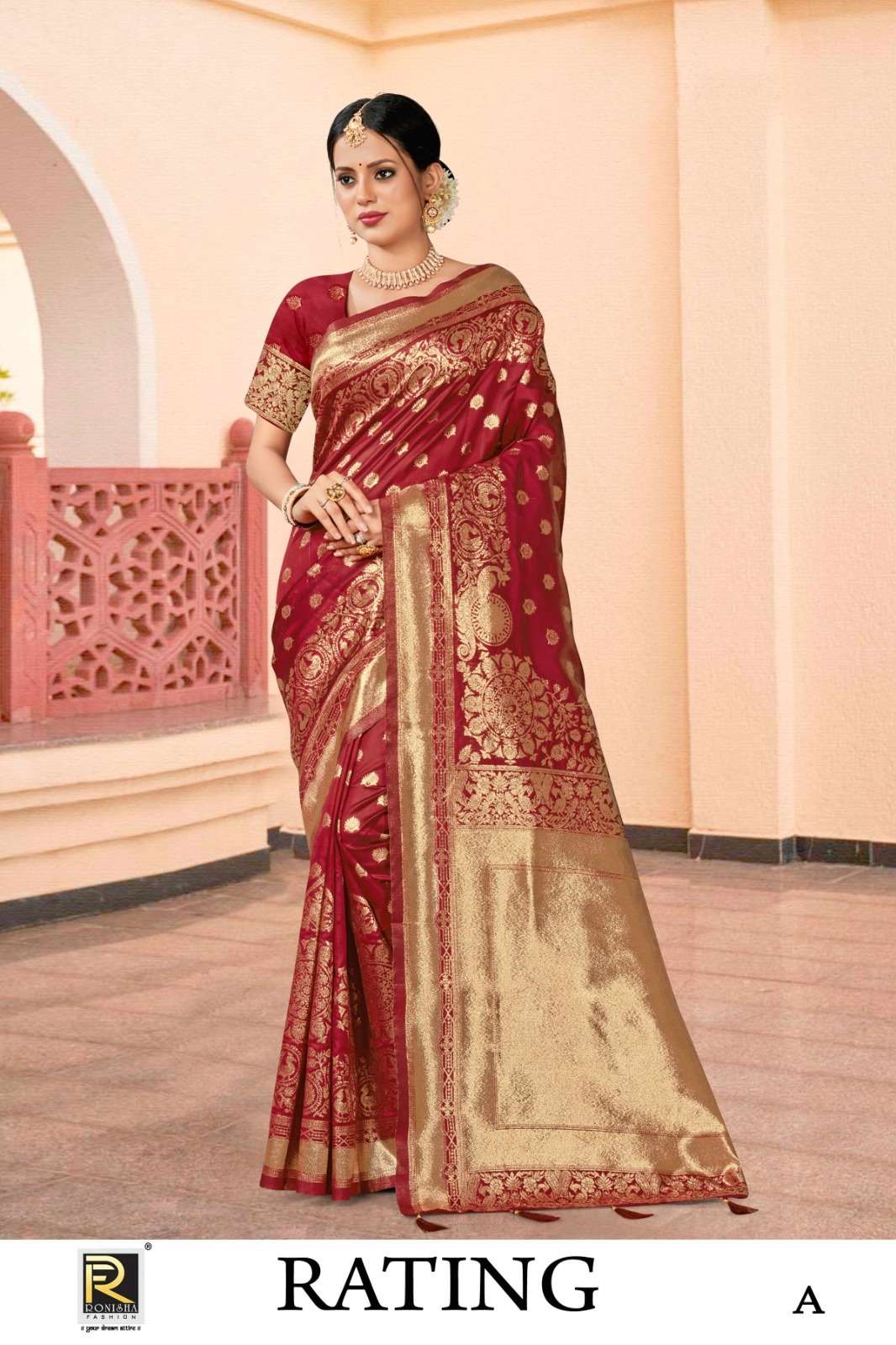 RATING BY RONISHA FASHION DESIGNER FANCY BANARASI SILK SAREES