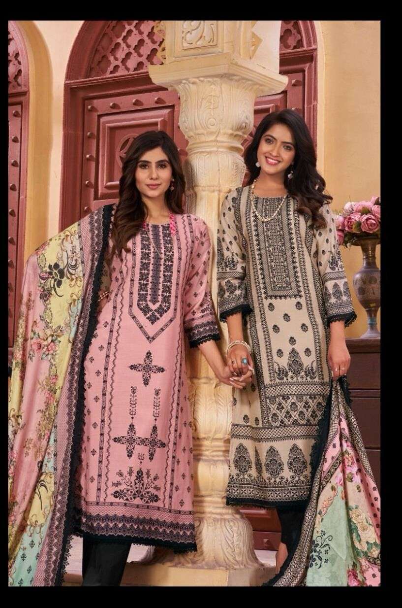 RIYASAT VOL-4 BY IBIZA 10614 TO 10617 SERIES PURE MUSLIN DIGITAL PRINT DRESSES