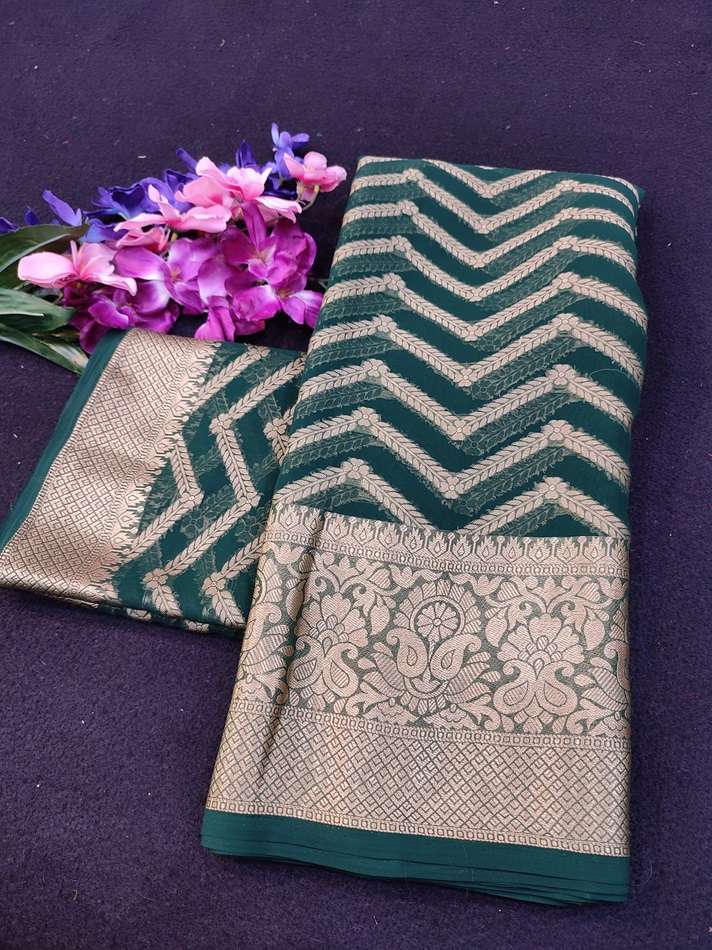 ROSAA VOL-34 BY ASLIWHOLESALE DESIGNER SOFT FANCY GEORGETTE SAREES