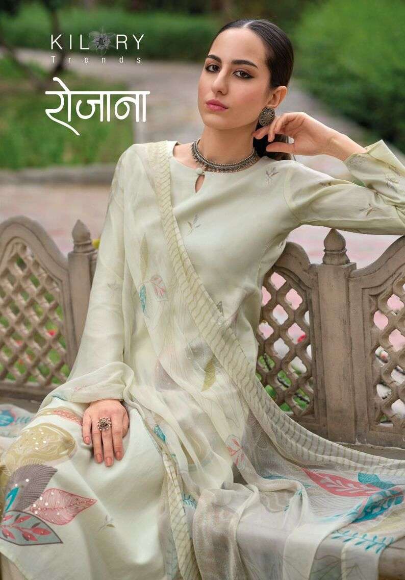 ROZANA BY KILORY TRENDZ 891 TO 898 SERIES JAMM COTTON FANCY WORK DRESSES