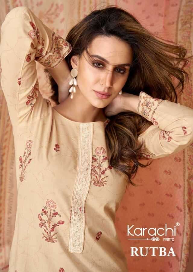 RUTBA BY KARACHI PRINTS 79001 TO 79006 SERIES PURE LAWN PRINTED DRESSES